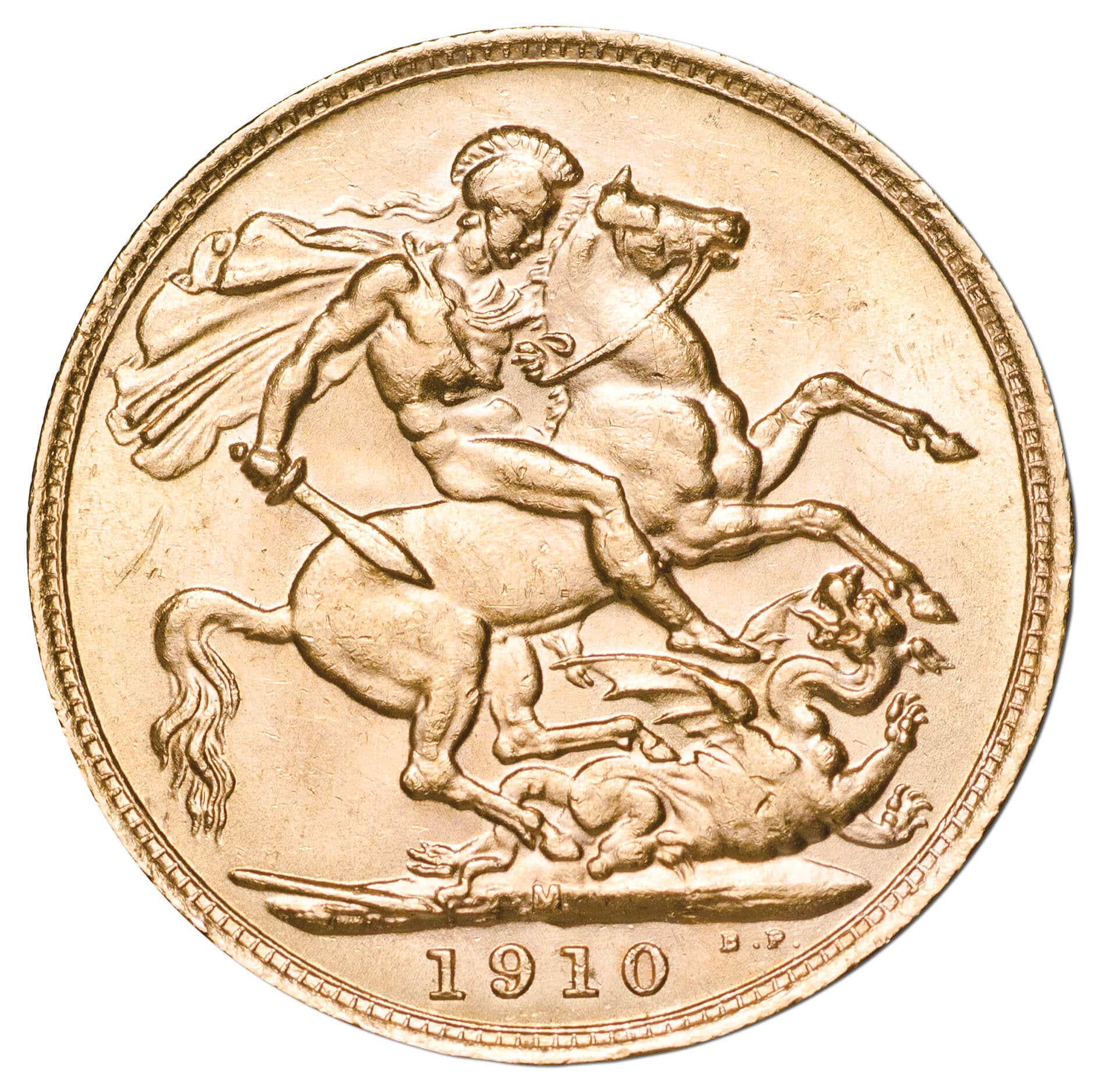 Edward VII 1910 M,S,P Mintmark Gold Sovereign Trio Extremely Fine-about Uncirculated - Image 3