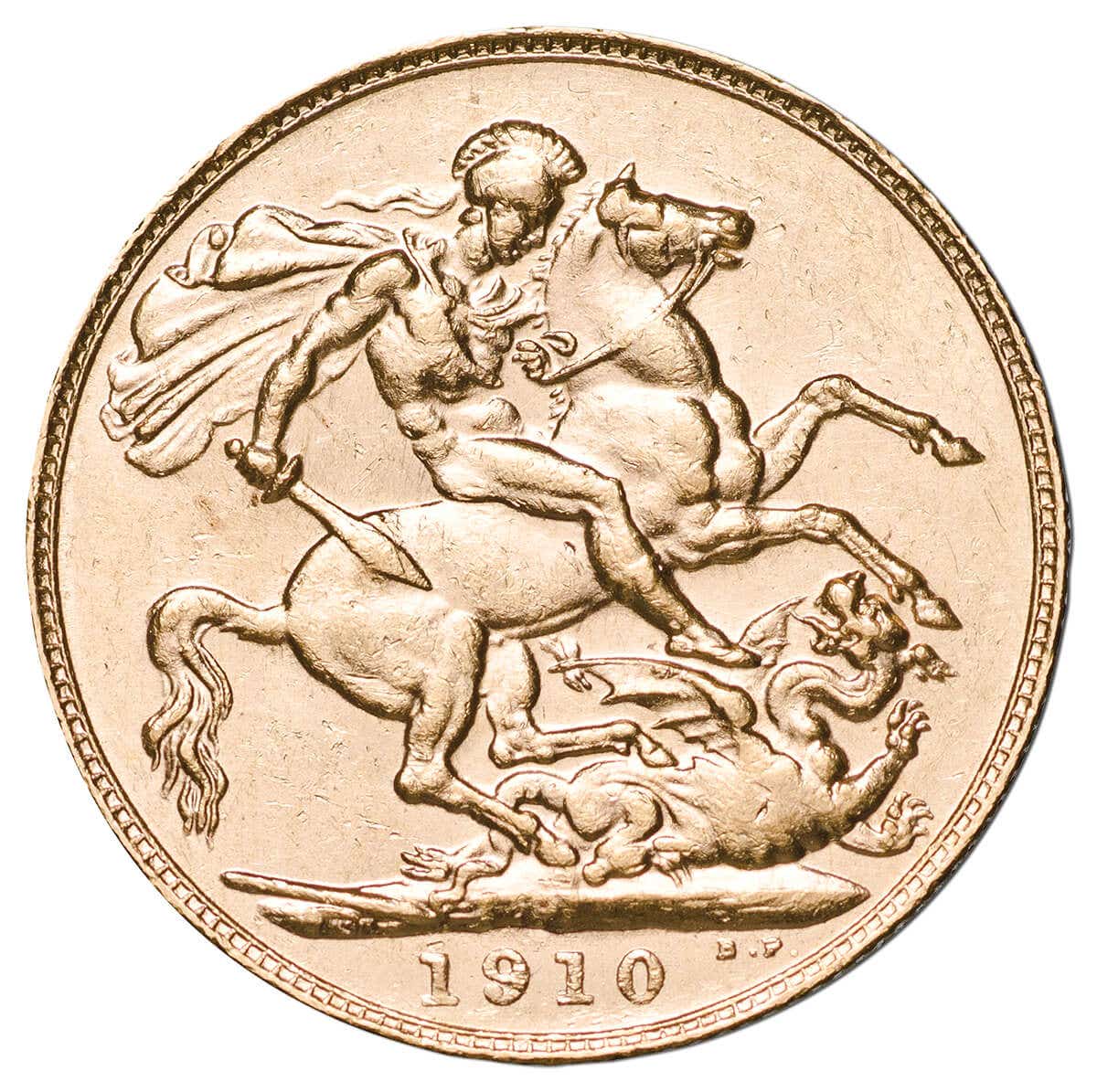 Edward VII 1910 M,S,P Mintmark Gold Sovereign Trio Extremely Fine-about Uncirculated - Image 4