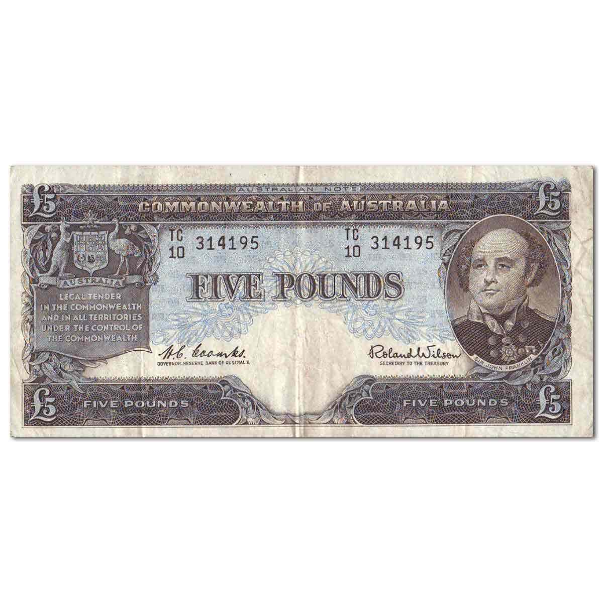 Australia Elizabeth II 1953-61 Fine-Very Fine 4-Note Type Set - Image 4