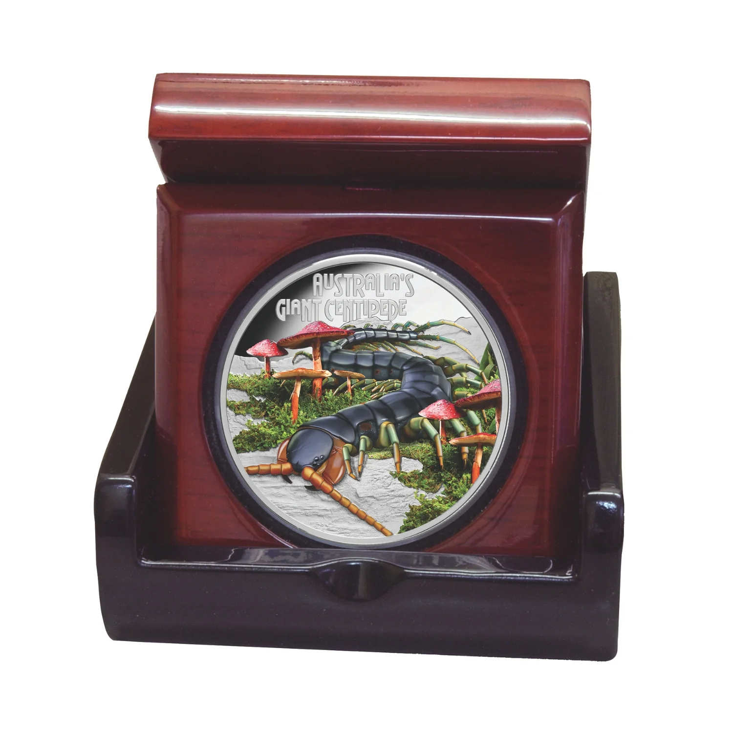 Deadly & Dangerous 2026 $1 Giant Centipede 1oz Silver Proof Coin - Image 3