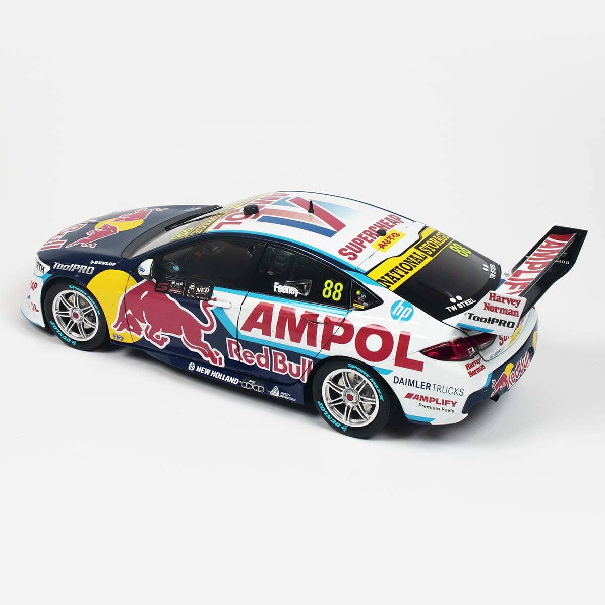 HOLDEN ZB COMMODORE - RED BULL AMPOL RACING - BROC FEENEY #88 - 2022 NED Whisky Tasmania Supersprint Race 4 RUNNER-UP - 1:43 Scale Diecast Model Car - Image 3