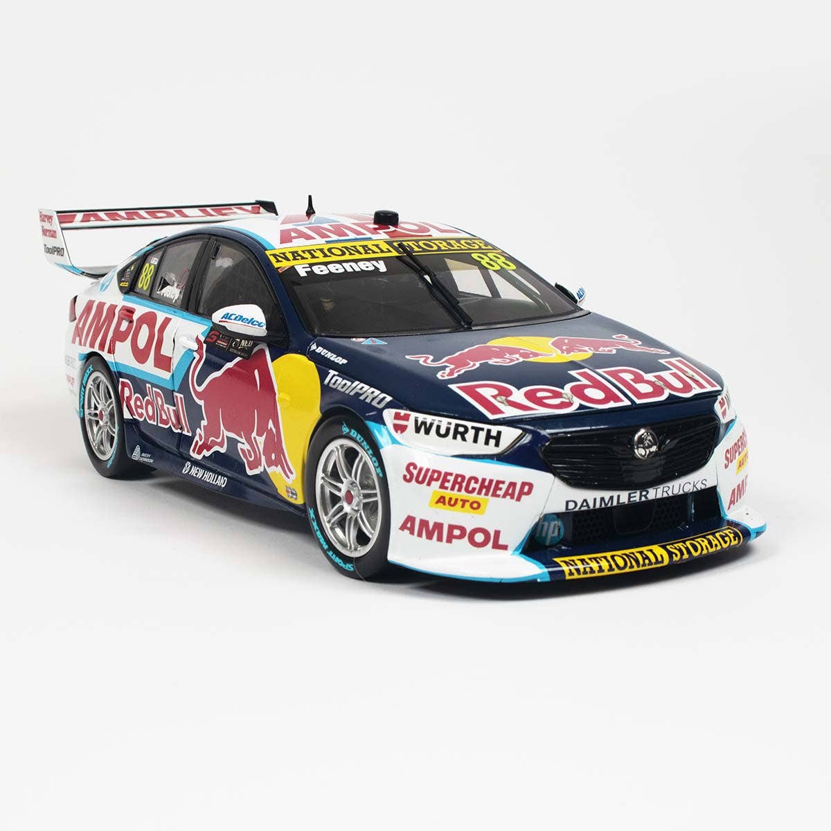 HOLDEN ZB COMMODORE - RED BULL AMPOL RACING - BROC FEENEY #88 - 2022 NED Whisky Tasmania Supersprint Race 4 RUNNER-UP - 1:43 Scale Diecast Model Car - Image 4