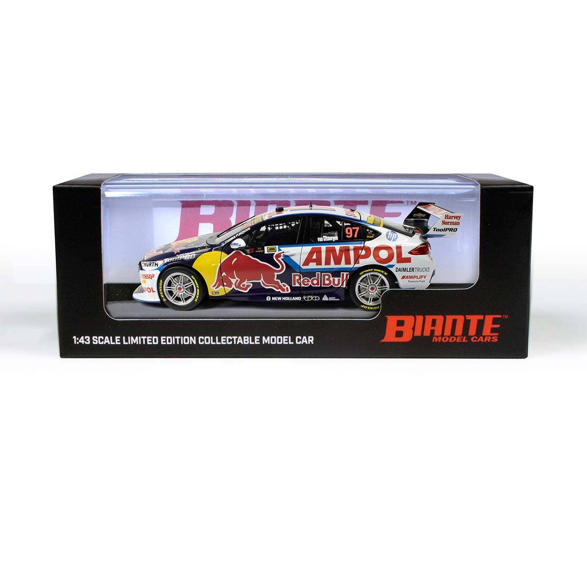 HOLDEN ZB COMMODORE - RED BULL AMPOL RACING - VAN GISBERGEN #97 - 2022 ITM Auckland Supersprint (Last Race at Pukekohe) - 1:43 Scale Diecast Model Car - Image 6