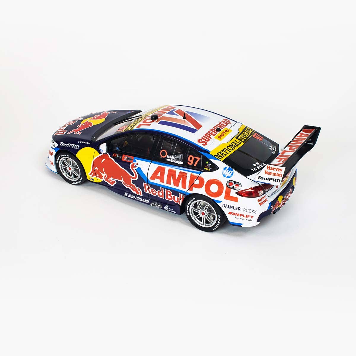 HOLDEN ZB COMMODORE - RED BULL AMPOL RACING - VAN GISBERGEN/TANDER #97 - 2022 Bathurst 1000 WINNER - 1:64 Scale Diecast Model Car - Image 4
