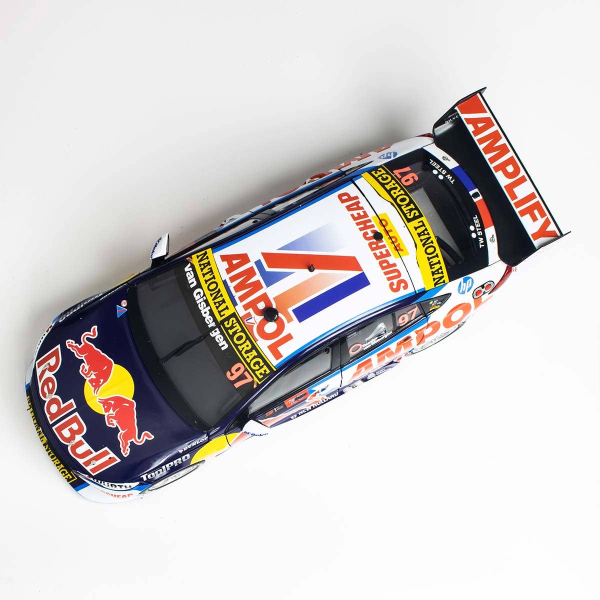 HOLDEN ZB COMMODORE - RED BULL AMPOL RACING - VAN GISBERGEN/TANDER #97 - 2022 Bathurst 1000 WINNER - 1:64 Scale Diecast Model Car - Image 5