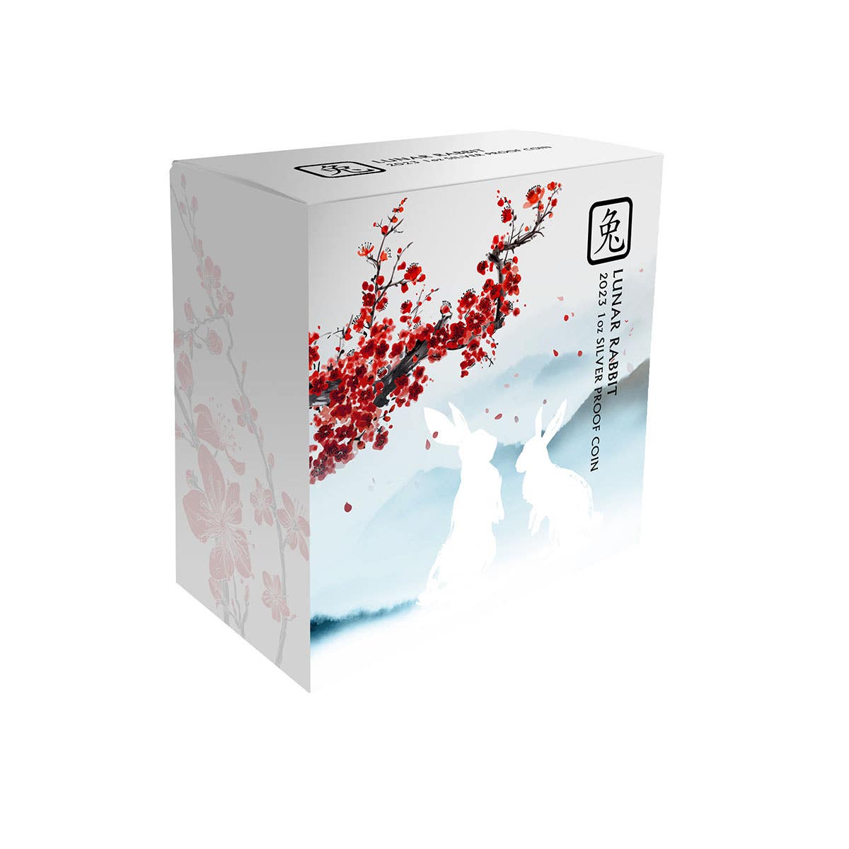 Lunar Rabbit 2023 $5 Rose-Gold Plated 1oz Silver Proof Coin - Image 6