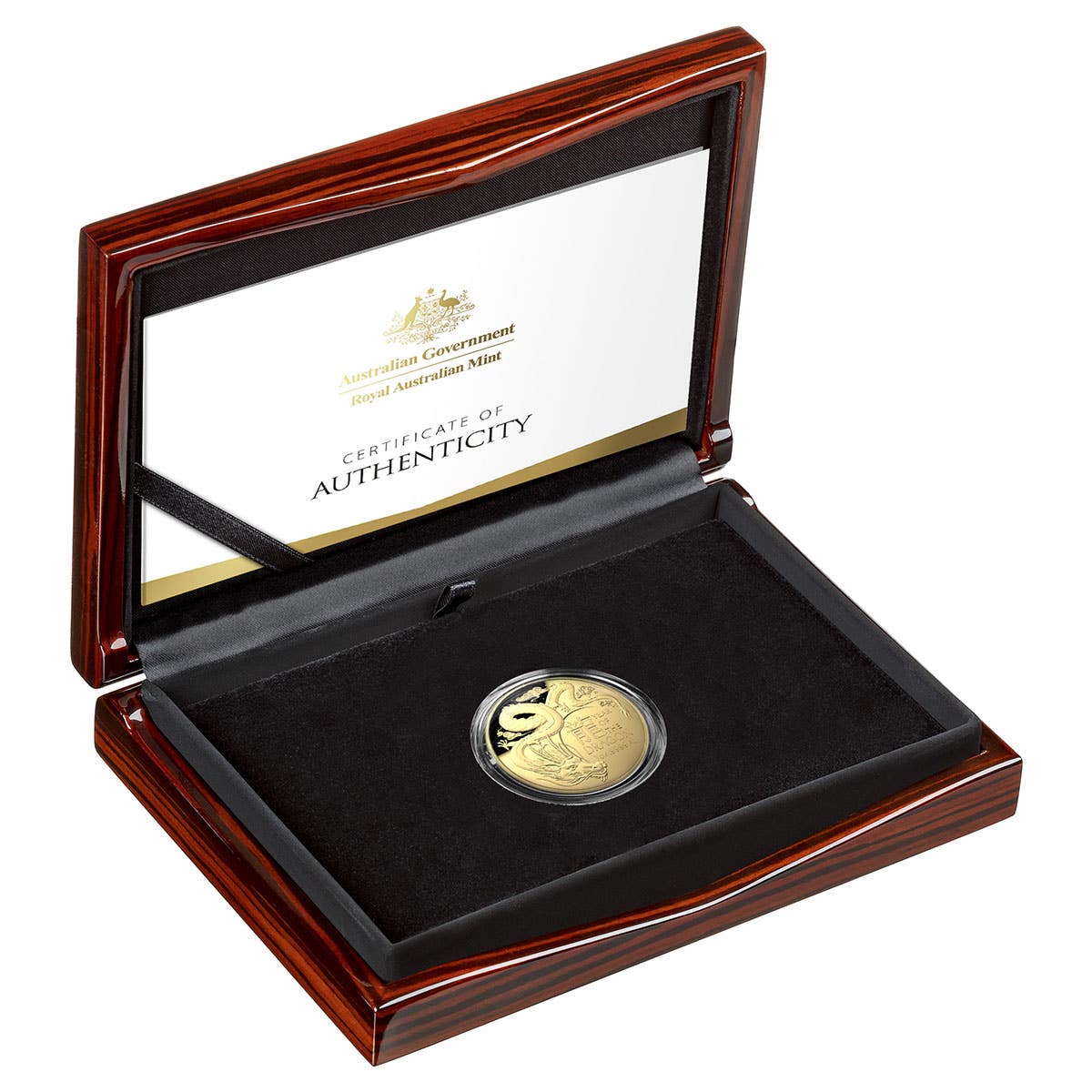 Year of the Dragon 2024 $100 Domed Gold Proof Coin - Image 3